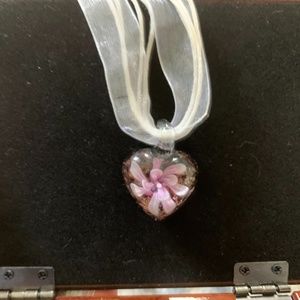 ONE OF A KIND 💎 handmade glass pendant necklace